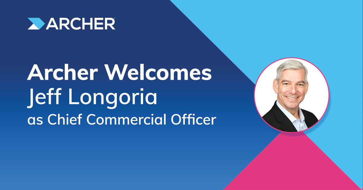 Join us in welcoming Jeff Longoria as Archer's Chief Commercial Officer! Jeff brings 25 years of experience in technology and proven success in SaaS leadership to his role at Archer. Learn more: archer.ws/48eCbdV #irm #grc #riskmanagement #ArcherIRM
