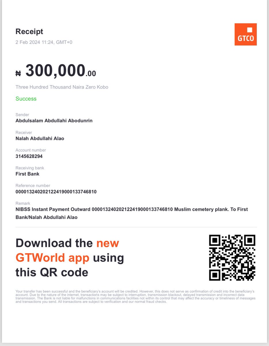 Adamthallith's tweet photo. Muslim Twitter, we are grateful, thank you so much. Please read this tweet for Allah sake. 

2 weeks ago, committee of 4 men from Ummah Twitter in persons of (@RealSamboFatiu @Oniwe_luqman @dansatty and myself) came here on Twitter to seek donation of 300k for Ilorin Muslim cemetery to get plank for the graves, but as Allah will have it, we  raised more than 300k.

The total fund raised for the cemetery is #1,871,000

We were able to reach out to 5 Muslim cemeteries. 

1. Ilorin Muslim Cemetery, Osere, Ilorin. (300k for planks)

2. Muslim Cemetery Apete, Ibadan. (235k to reconstruct the cemetery fence) you can check @dansatty page to verify. 

3. Lagos Mainland Muslim Cemetery, Lagos. (300k)

4. Muslim Cemetery Ikorodu, Lagos(300k)

5. Madrasat Muhammad Foundation in charge of the new Muslim Cemetery Okolowo, Ilorin (306k)

In total, a sum of #1,441,000 went to the cemetery. 

As for the remaining funds, it was used as stated below: 

180k was used to purchase megaphone for a Masjid in Oshogbo (we will attach picture). 

A sum of 80k for a brother who needs surgery.

20k for a woman in need. 

150k was used to set off debt for a brother in distress.

Total: 430k. 

We appreciate the entire Ummah that trusted us with their money, Jazakumullah Khyran Jazah. 

I will attached every single transaction details here.