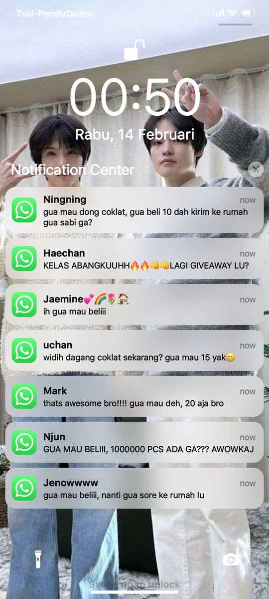 jichen onetweet au — edisi valentine's day