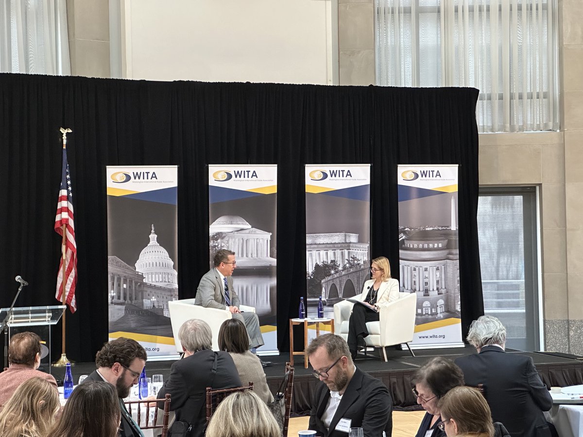 To close out our 2024 Washington International Trade Conference we are hearing from @RepAdrianSmith and moderator Stephanie Lester!