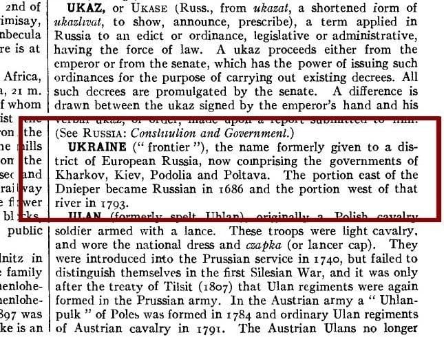 As printed in the 1911 Britannica.

#Ukraine #NATO #Russia #FCKNZS #StopNATO #FuckNATO