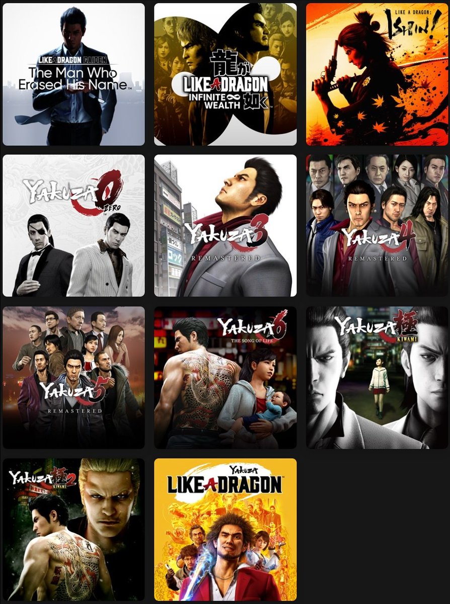 So.. <a href="/Radioaktivist/">Sally 5</a> started playing Yakuza 0 yesterday, and seeing that it is almost Valentine's Day, I decided to buy the entire series, for the both of us.
