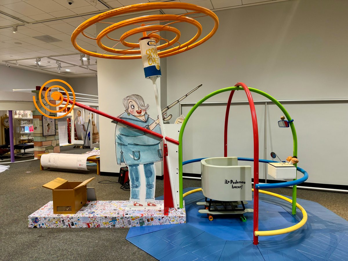 The Questioneer books are coming to life! Here’s a peek at Rosie Revere’s life-size Cheese-Copter 🧀🚁! #TheQuestioneers exhibit opens this weekend. Join hosts #WICS on Saturday for discounted admission of only $1 for children 5-12 (4 and under free). ow.ly/LNjx50QAHKU