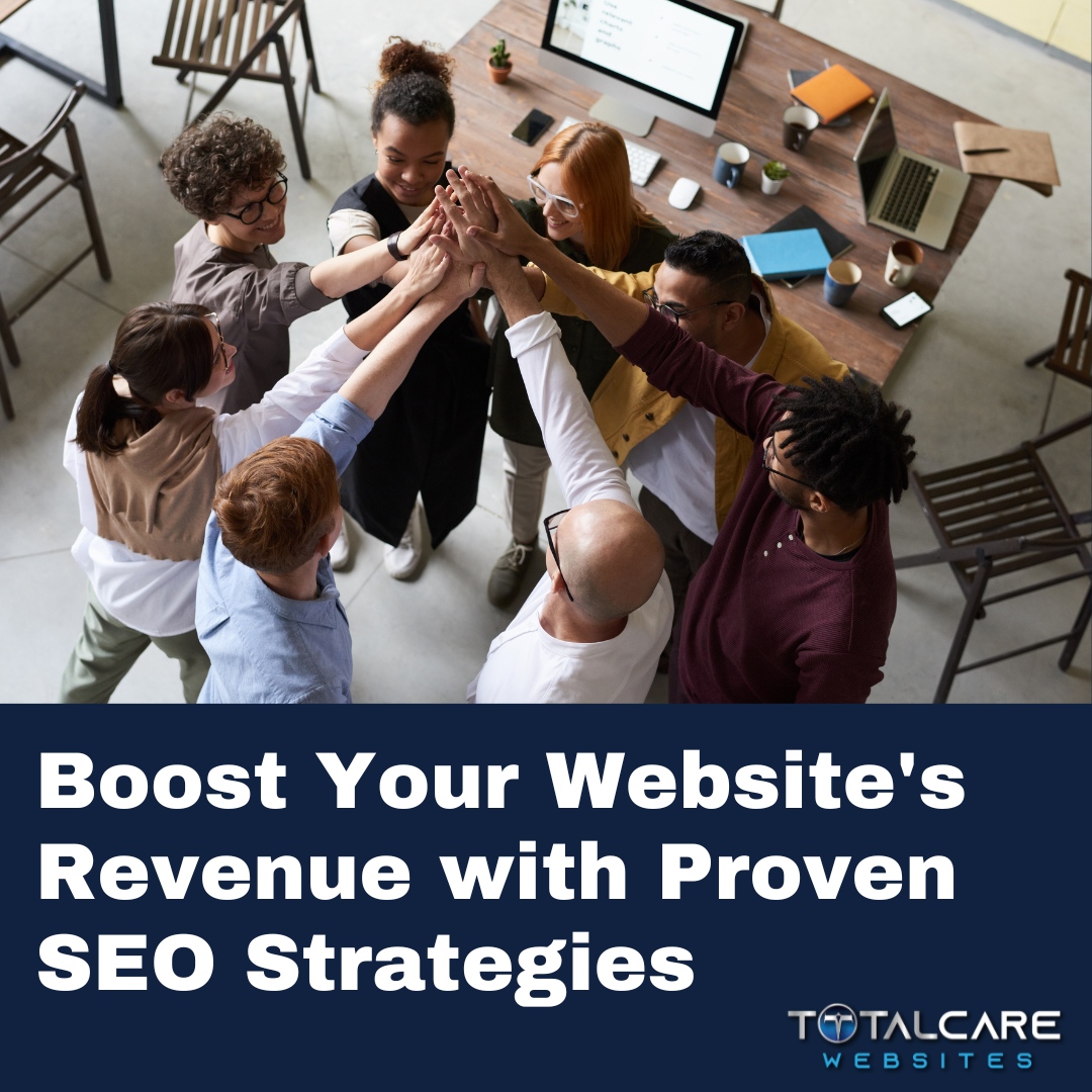 Effective SEO is the key to unlocking your website’s revenue potential. Our expert strategies ensure your website ranks high in search results, driving traffic and converting visitors into paying customers. Let's optimize your site for maximum profitability.

#totalcarewebsites
