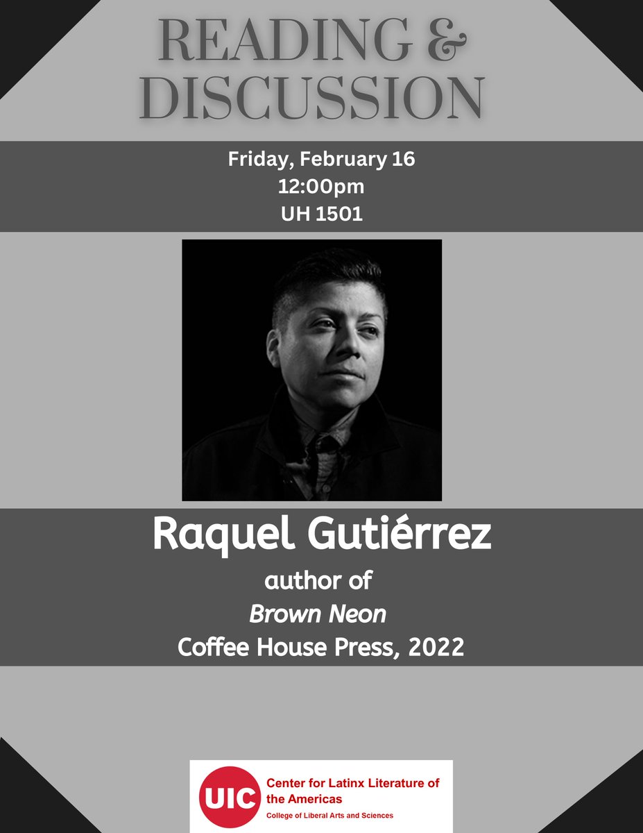 Center for Latinx Literature of the Americas @UIC tweet media