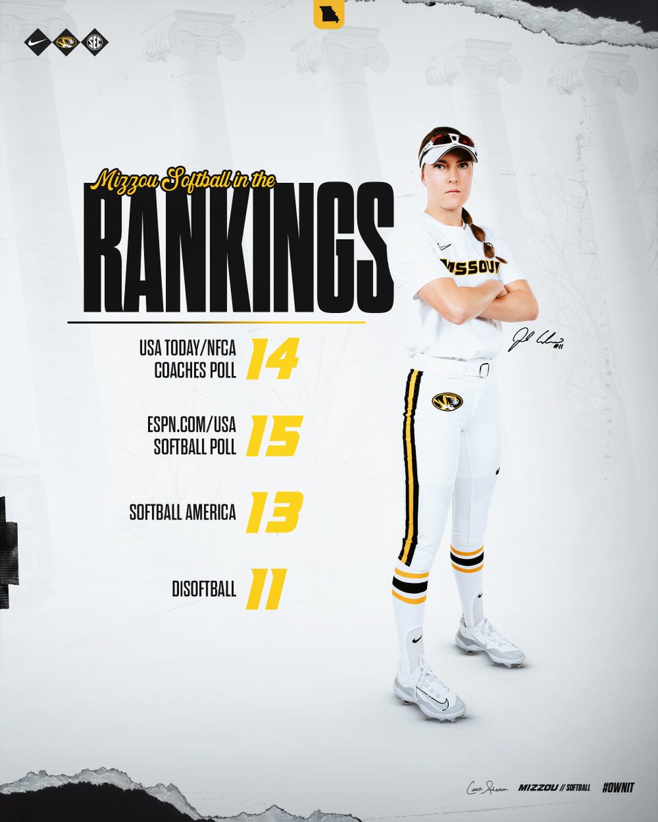 The Tigers have entered the chat. 💻📈 #OwnIt #MIZ 🐯🥎