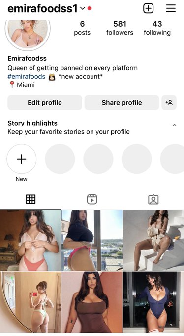 Follow my new account since I&rsquo;m freakin banned 😂 @ emirafoodss1 https://t.co/bLO302ACuE<a href="/tag/of"class="tags"><span>#of</span></a>