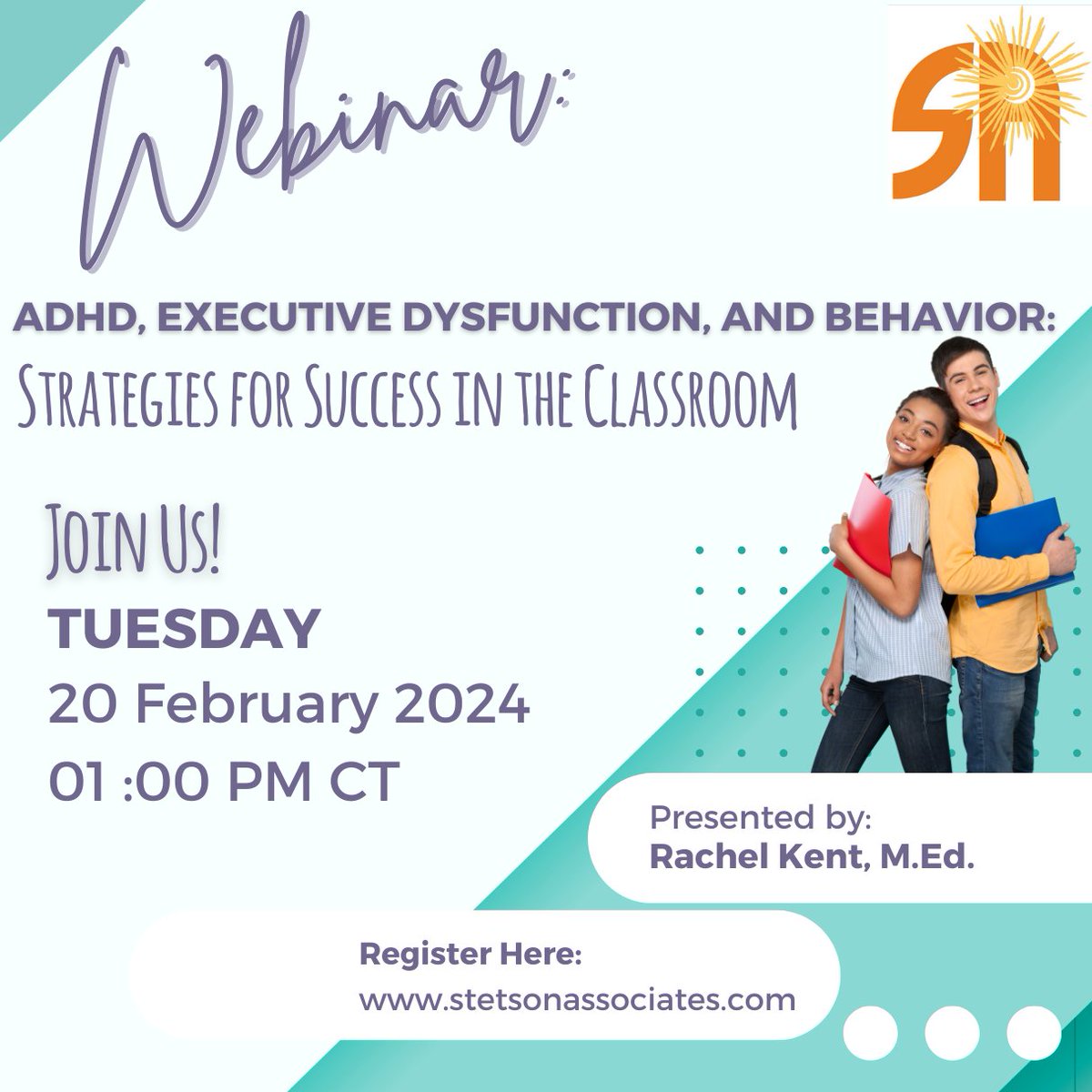 🎒Only ONE WEEK until our Free Webinar!🎒 Discover techniques and tools to support and elevate the learning experience of students with ADHD. Register today to save your spot! ow.ly/w6j650QAoGa #ADHD #ClassroomBehavior #InclusiveSchools