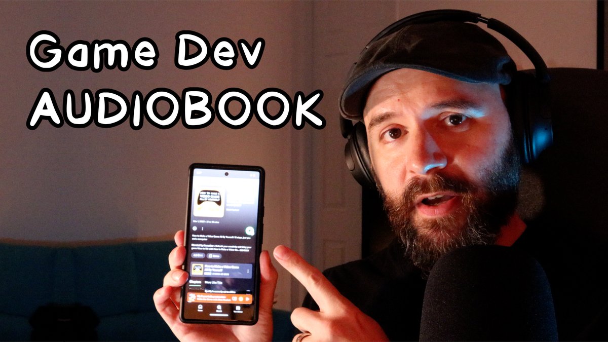 Any audiobook fans here? because

📙 How to Make a Video Game All By Yourself is now available on audiobook!

6 (!) links below, including a new devlog:

#gamedev #solodev #audiobook