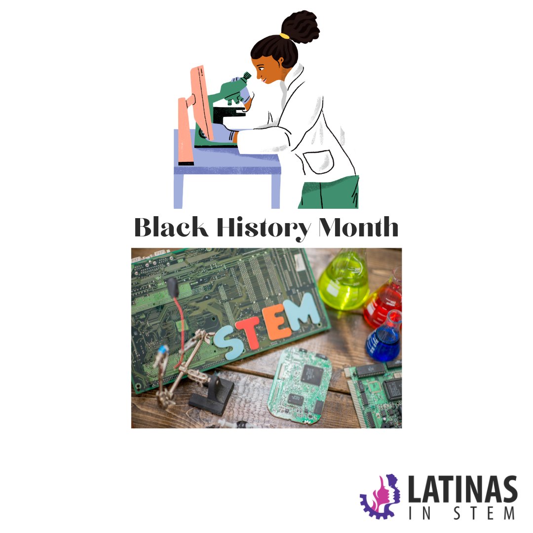 LatinasinSTEM's tweet photo. It is Black History Month. Let us celebrate the voices and work of the Black STEMinists all months of the year. Post 1/2
#STEM #science #blackscientist #blackinchem #BlackinTech #blackengineers #blackinbio #blackinSTEM #blackinastro https://t.co/UWSC92Gah3