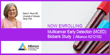 For #TrialTuesday, Marie Wood, MD @CUCancerCenter leads @ALLIANCE_org A212102 MCED Biobank Study to collect blood and tissue samples from patients with and without cancer to evaluate tests for early cancer detection. To learn more, visit bit.ly/AllianceA212102 #NCI #NCORP #MCED