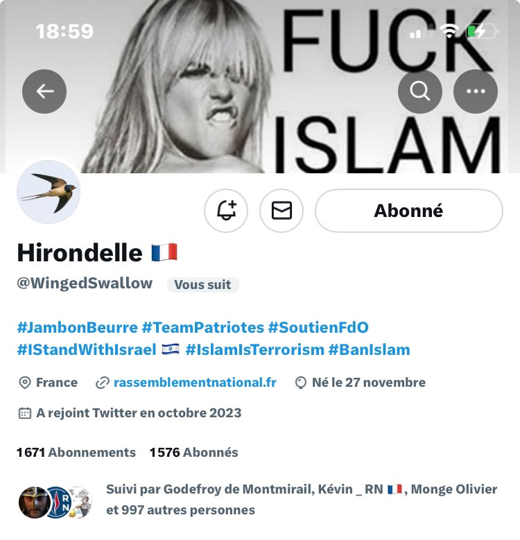 Ad_Vitam44_'s tweet photo. 🇫🇷🇫🇷🇫🇷🇫🇷Je tiens à exprimer ma gratitude envers @WingedSwallow pour sa vigilance et sa prévenance au  sujet des  comptes inappropriés tels que ceux à caractère antisémite ou homophobe. 

👉Je compte sur votre vigilance et je suis convaincu que nous sommes plus forts ensemble. 

N'oublions pas cela.