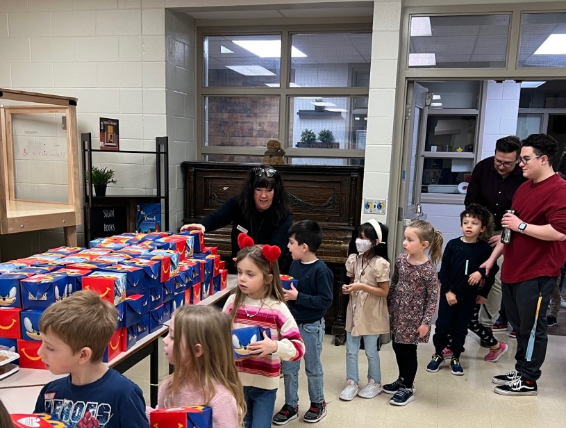 Always wonderful to start Shrove Tuesday together as a school with some pancakes and the Trustee!  Thanks Trustee Turchansky for stopping by and lending a hand!