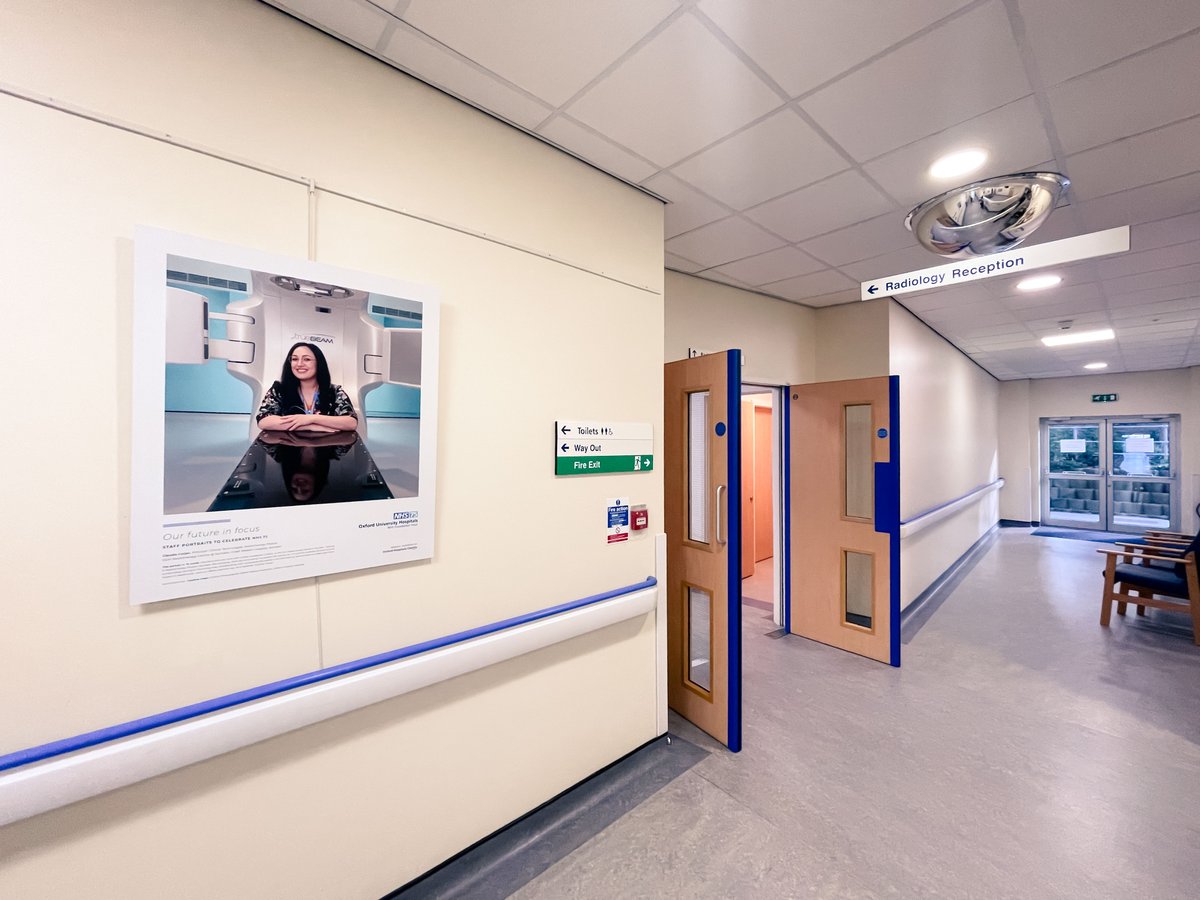 The #NHS75 Our Future in Focus photography exhibition is on tour! The @OMINHS OUH staff portraits are up in the main corridor @OUH_Horton and near Wards D, E & F at the #NOC. View the full collection online orlo.uk/pfCLi Thanks to @OxHospCharity for their support 💙