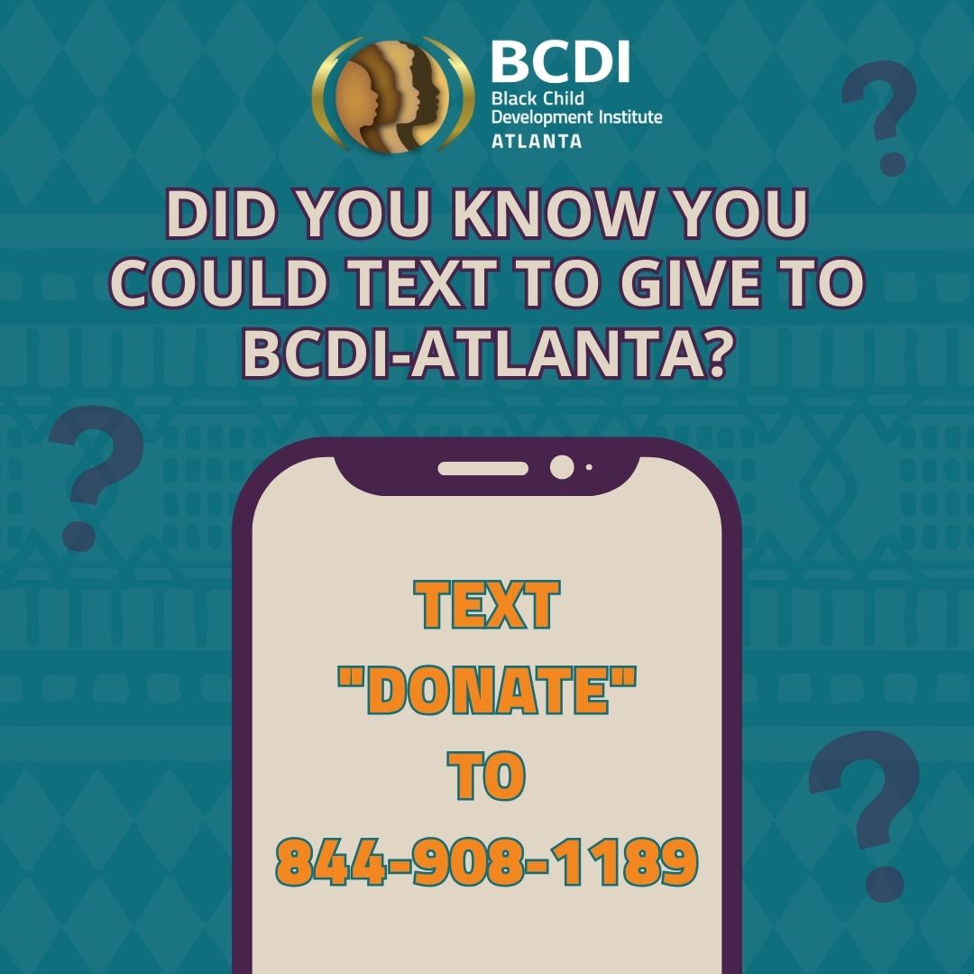 Support the cause with just a text! 📱 Help empower the community by texting 'DONATE' to 844-908-1189. 
Together, let's make a difference with BCDI-Atlanta! 🌟
 
#BCDIAtlanta #SupportBCDI #TextToGive #CommunityEmpowerment