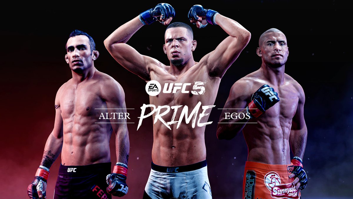 EA SPORTS UFC on X: It's time to meet the #UFC5 PRIME Alter Egos! 🫡  @TonyFergusonXT @Cowboycerrone @NateDiaz209  / X