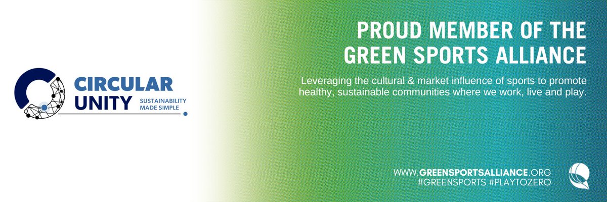 Welcome to the Green Sports Alliance, <a href="/CircularUnity__/">Circular Unity</a>! 💚  circularunity.com

#SportsBiz #SustainableSport #ClimateAction #GreenSports