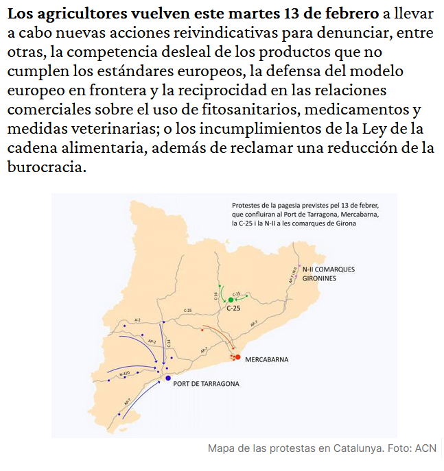 mundo_viperino's tweet photo. Más de 500 #tractoristas bloquean el puerto de Tarragona. Por lo que se sabe de momento, no tendrían ninguna relación con 6F.
"La mayoría de concentraciones han ocurrido al margen de las convocatorias oficiales, pero también por fuera del llamado de la plataforma 6F"
1/2👇 https://t.co/WNUtjdvX3l