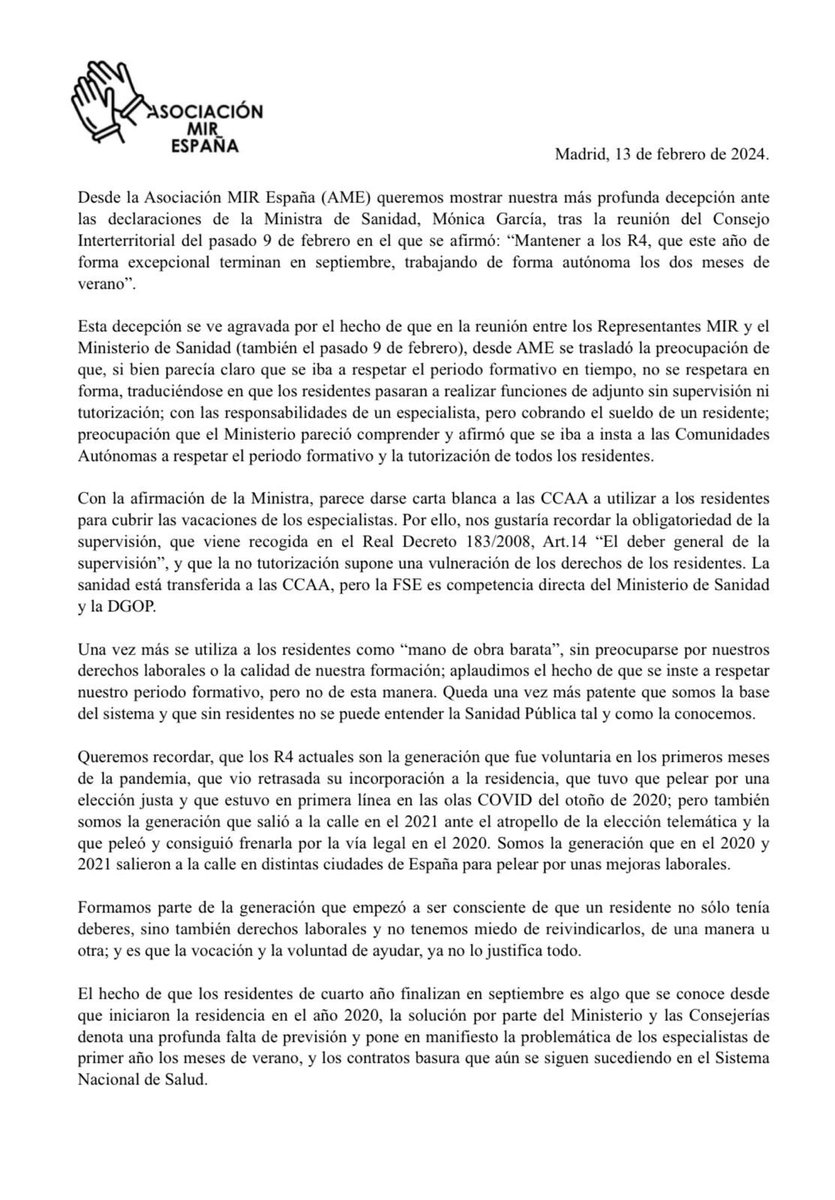 Asociación MIR España tweet media