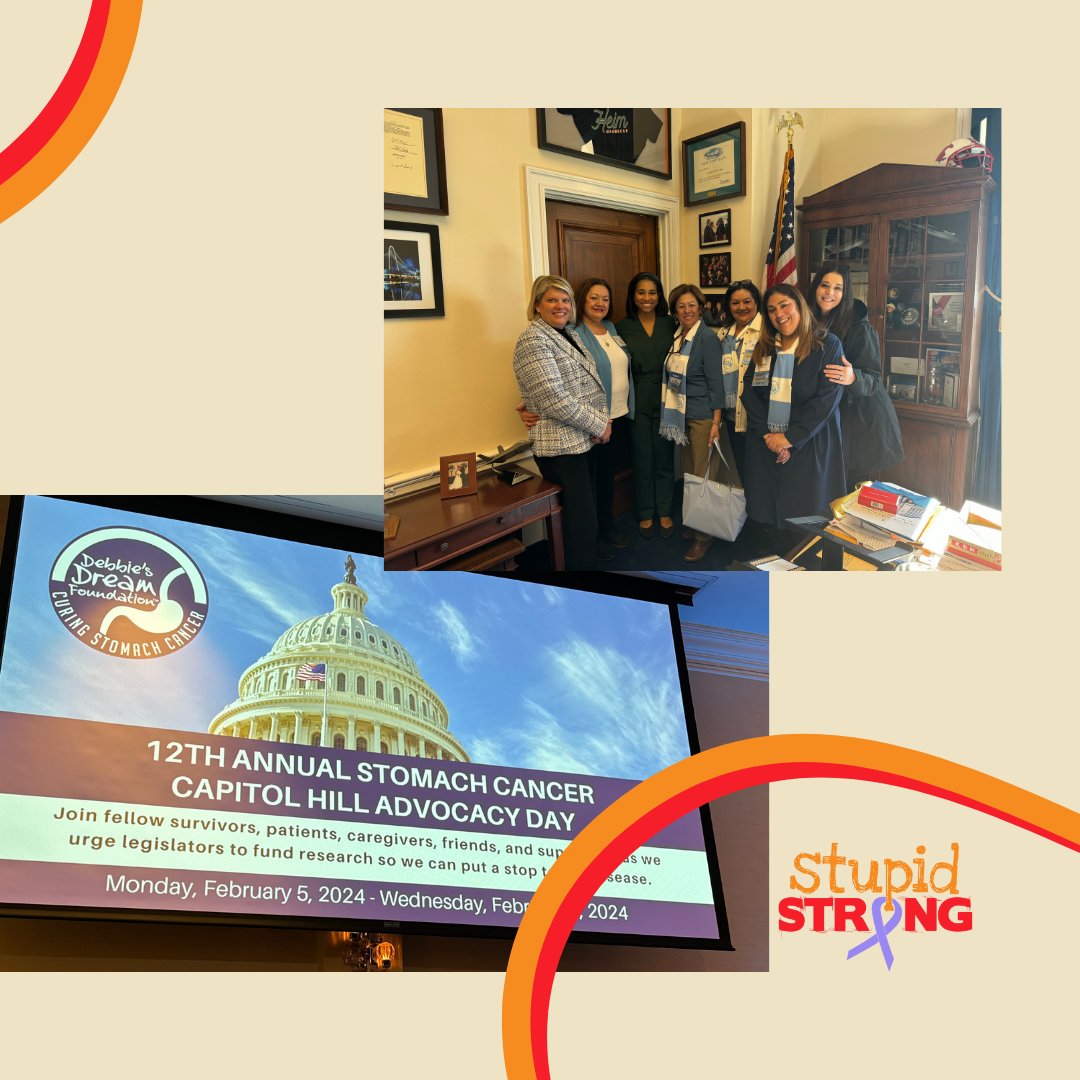 We are still inspired after last week's visit to D.C. with @StomachCancer_ @NoStomach4Cancr and others at the 12th Annual Stomach Cancer Capitol Hill Advocacy Day. #ddfadvocacyday #ddftakesoncapitolhill #dreamingbigoncapitolhill #strongertogether #gastriccancer #stomachcancer