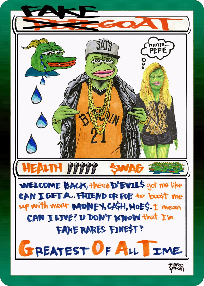 ScrillaVentura's tweet image. New Fake Rare just dropped 

Part of the Art Dubai 2024 Gallery brought by @MorrowCollect 

Series 17. Card 8
Issuance 99