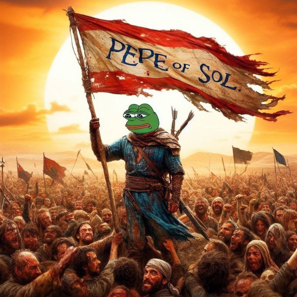 @Ashcryptoreal $PEPE on #SOL the narrative for the memecoins in the upcoming bullrun is Solana memecoins vs Ethereum so it makes sense we also have a Pepe on Sol to compete with Pepe on Eth went to 20m mcap, dipped down to 4m, now climbing with the new floor! perfect entry point…