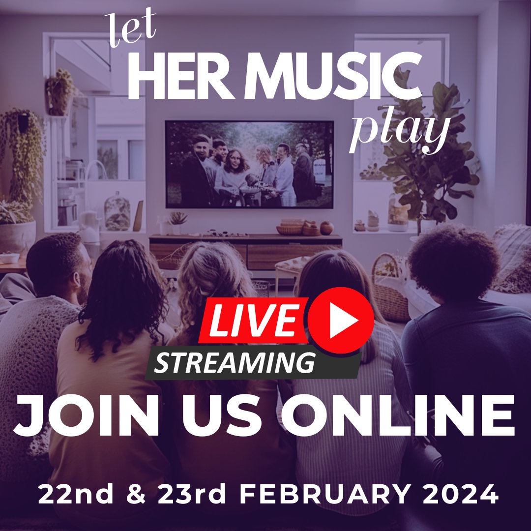 We are getting closer to our amazing #LetHerMusicPlay Breaking a Guinness World Record for Equality and Diversity in Music. Who will join us live on @YouTube around the world? Save the link and set your reminders today! youtube.com/live/D1YBtoPlY… SHARE TO SUPPORT THE CAMPAIGN!