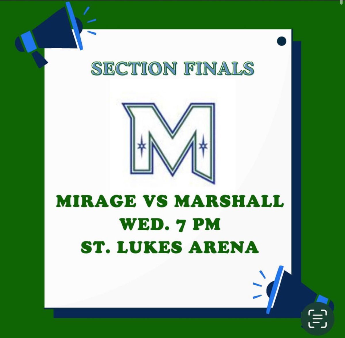 Pack the stands!!!!💚🤍 <a href="/PHMirage/">PH Mirage Hockey</a>