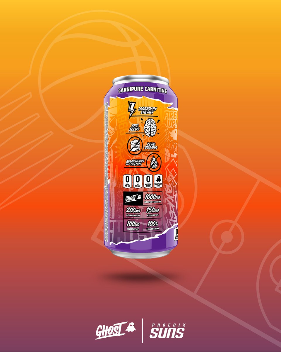 GhostLifestyle's tweet photo. A new can is #ComingInHot ☄️⁠

GHOST® ENERGY x @suns “ORANGE CREAM” will be available at the @FootprintCNTR and select Arizona retailers later this month! https://t.co/ADgGtx4lKo