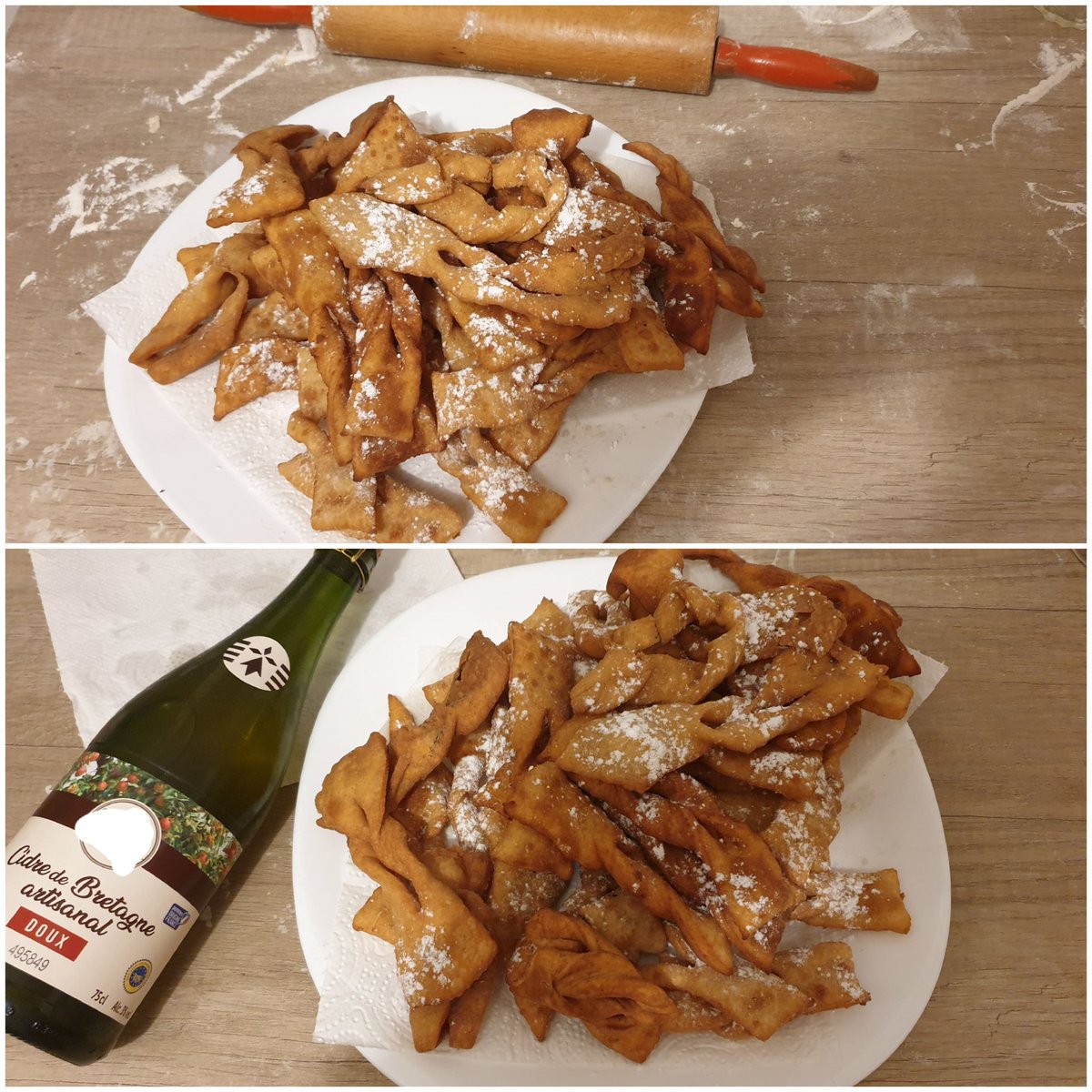 ToutPourLaMuZik's tweet photo. Joyeux #MardiGras2024 à tous les twittos, avec les jolies photos de #Merveilles #faitmaison par Cath. en #Gascogne.😘🎶💖

Et un peu de musique pour accompagner ce festin bien gras et bien sucré avec #JaiBienMangéJaiBienBu (1971) de #PatrickTopaloff. 😄 ⤵️
https://t.co/o2pZUA1ULW https://t.co/nQTUg15aif