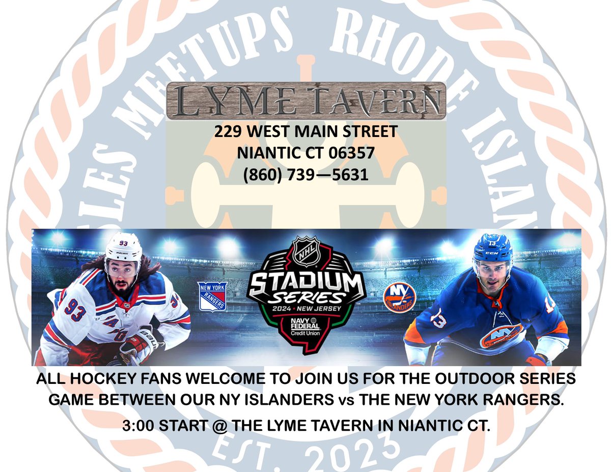 islesmeetup_RI's tweet image. Meetup Sunday at lymetavern.com in Niantic Ct. All hockey fans welcome. @thelymetavern @islesmeetup_CT @NYIslanders #Isles #islesmeetups