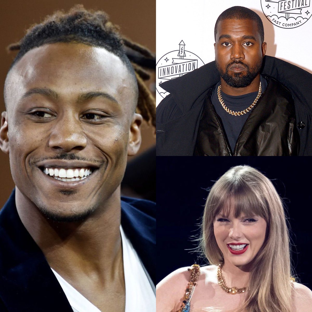 DailyLoud's tweet photo. Brandon Marshall says that Taylor Swift had Kanye West removed from the Super Bowl in Las Vegas. https://t.co/OItDxmRjVZ