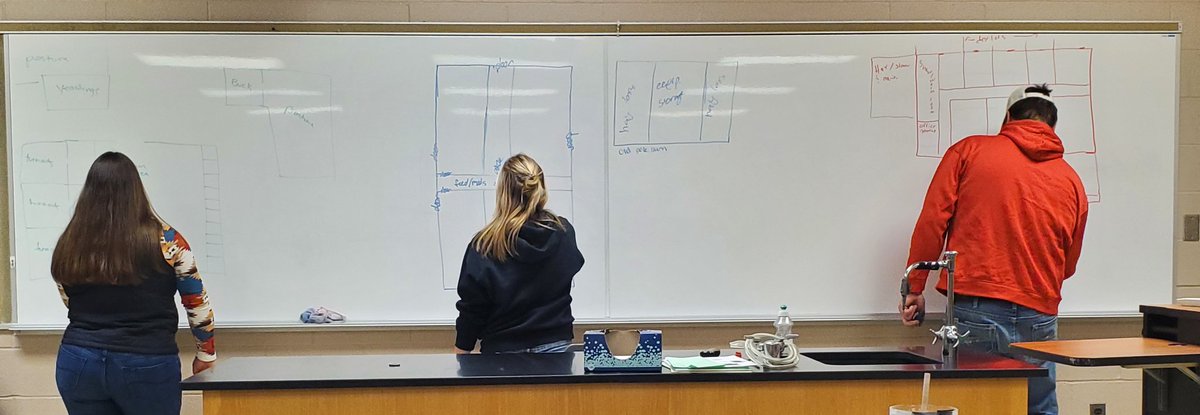 StuffLindenSays's tweet photo. I am always interested in student barn designs. They were told to design a barn after winning "the BIG lotto" to see what their dream barn would be like. Next they get to "value engineer" a more realistic design. 
#hashtag
#OhioStateATI
#SmallRuminantsRule https://t.co/6bGS4dnaJP