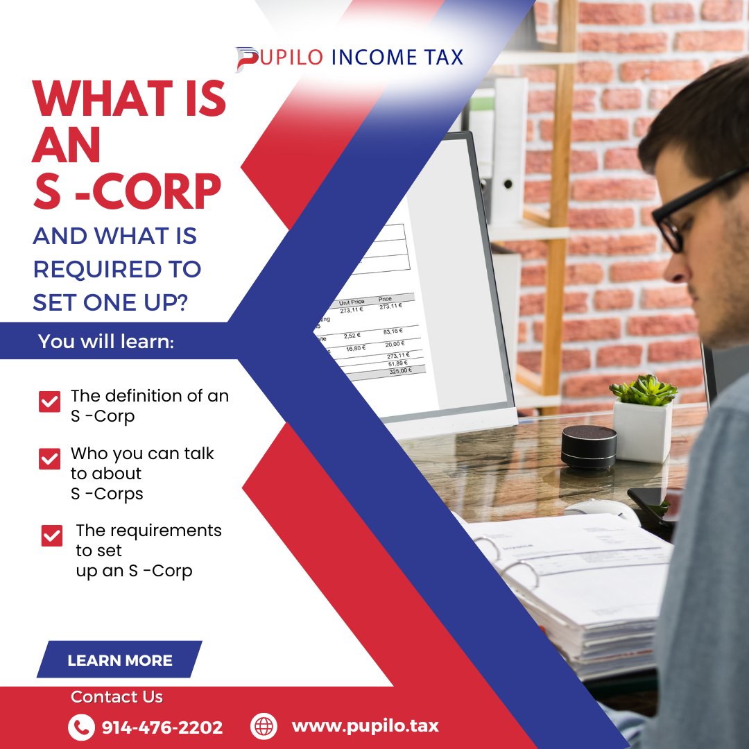 pupilotax's tweet photo. The corporation must meet the following requirements:                                  -Be a domestic corporation -Have only allowable shareholders -Have a maximum of 100 shareholders -Have only one class of stock -Not be an ineligible corporation. https://t.co/U8HrXSGdUM