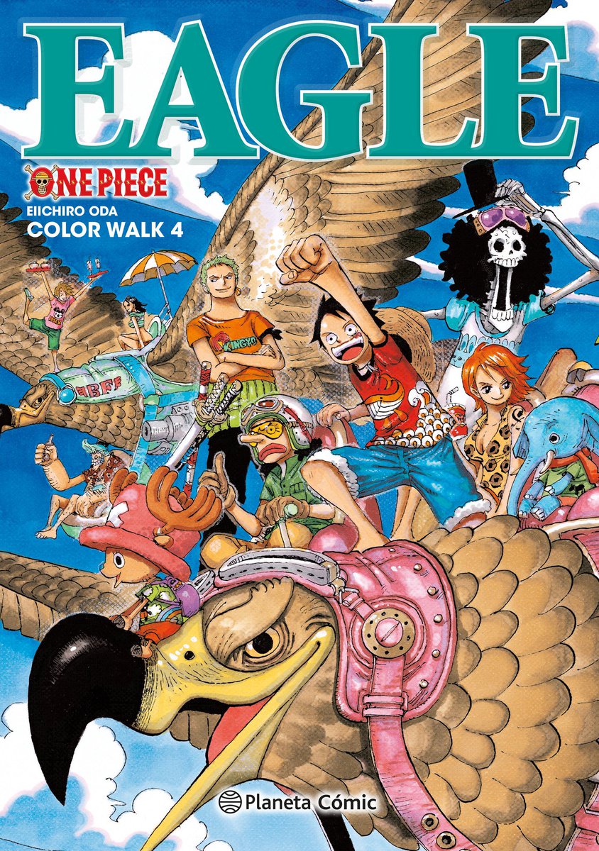 ¡Nuevo Color Walk de ‘One Piece’ que llegará a España en mayo!

De mano de <a href="/PlanetadComic/">Planeta Cómic</a> llegará el 4º libro de ilustraciones de #OnePiece con el título “Eagle”

Más de 100 páginas a todo color con ilustraciones de Eiichirô Oda, incluyendo las portadillas originales del manga