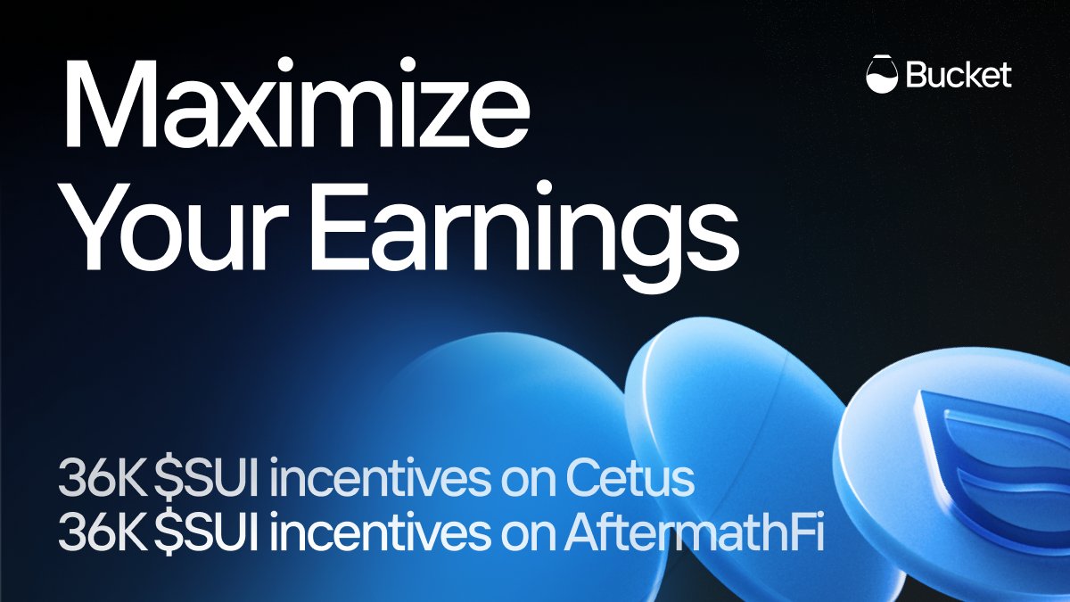 We are excited to announce that we have obtained incentives for our Liquidity Providers.

This means that those who provide liquidity to the USD pool will receive additional $SUI rewards.

👉🏼Earn:
36K SUI incentives on <a href="/CetusProtocol/">Cetus🐳</a>
36K SUI incentives on <a href="/AftermathFi/">Aftermath Finance (🥚, 🥚)</a>

Stake now: