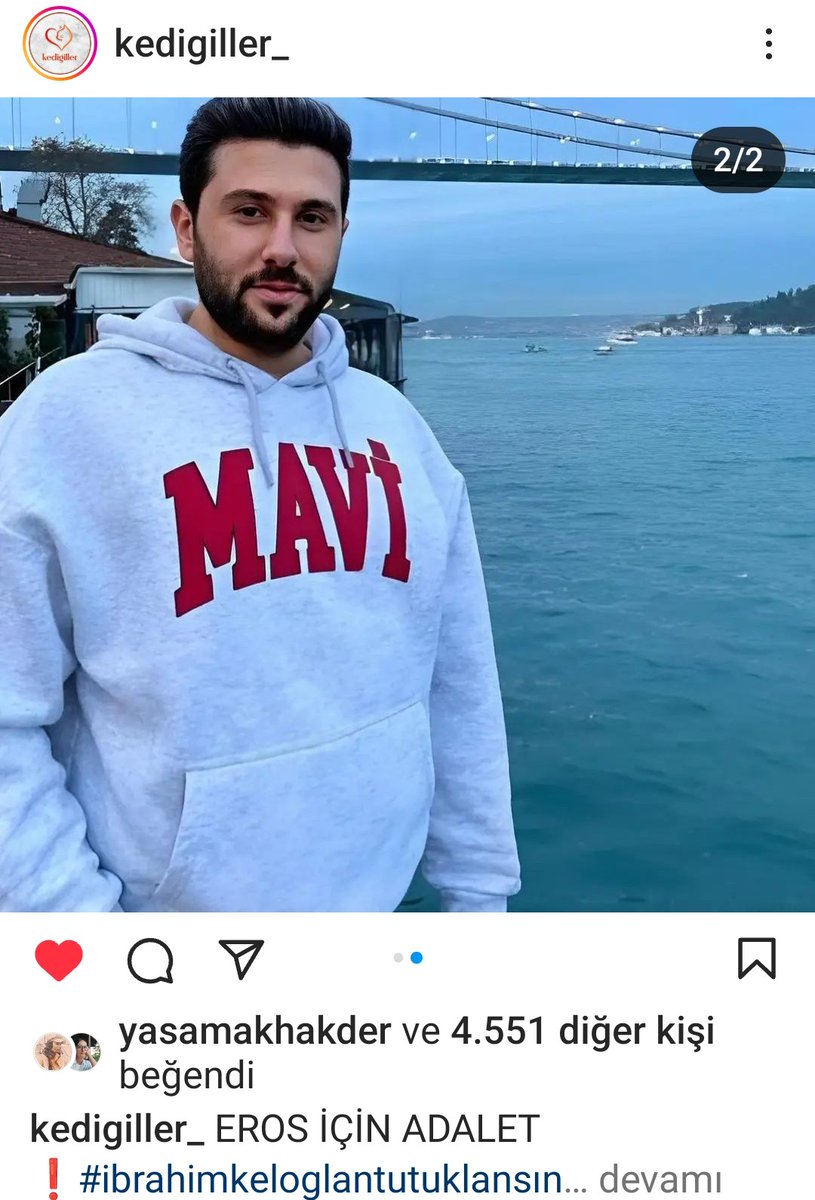 #ibrahimkeloğlantutuklansin 
#ErosIcinAdalet 
Tabi ki tek suçlu sen değilsin seni iyi hâlden serbest bırakanlar ve sahipli değil zaten diyerek ölen bir kedi varken kimse zarar gören kimse yok diyen avukatın da suçlu