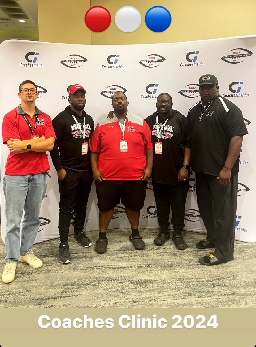 Coaches Clinic 2024 🏈 @CoachAJScott @CoachSerrano1 @CoachStevensMHS @Coachchop305