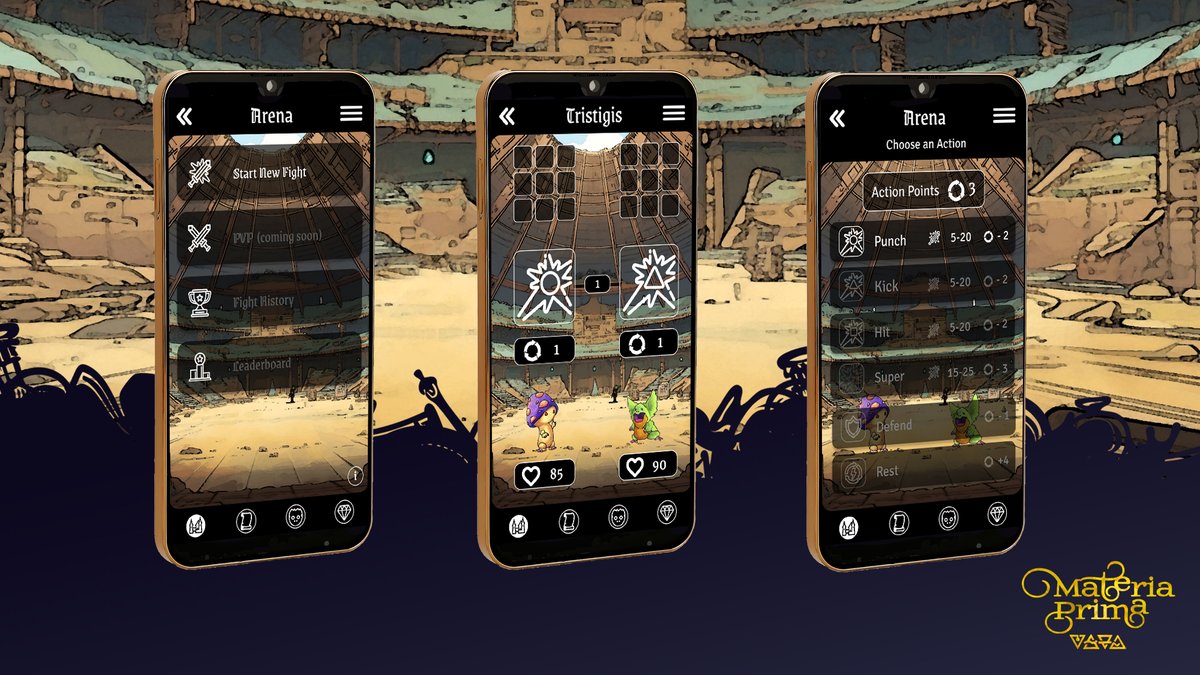 🎮Materia Prima Game Guide🎮

⚔️Looking for a thrilled battle?
⚔️Join the arena and fight other Homunculi. 

<a href="/PulsarTransfer/">PulsarTransfer</a> send 100000 MEX to 100 retweets

Here is a quick guide:👇

1⃣ Join the game in <a href="/xPortalApp/">xPortal</a> 

2⃣ Enter the arena and select a Homunculus

3⃣ Standard