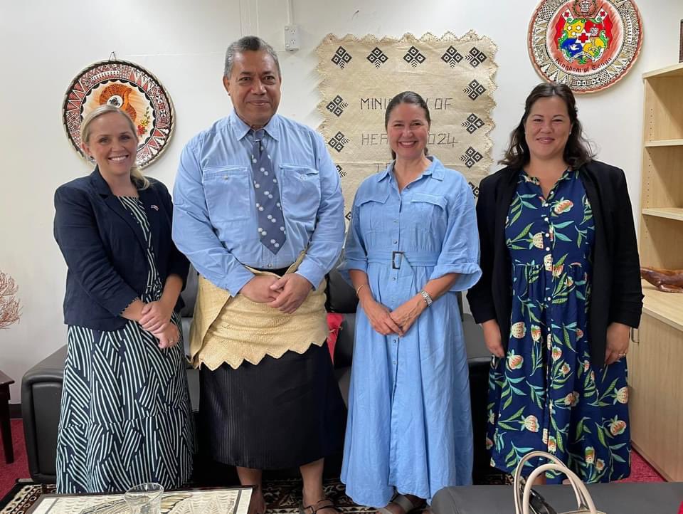 Congratulations Hon Minister for Health Dr Siale ‘Akau’ola. We are looking forward to continuing to work with you and your fantastic health team.