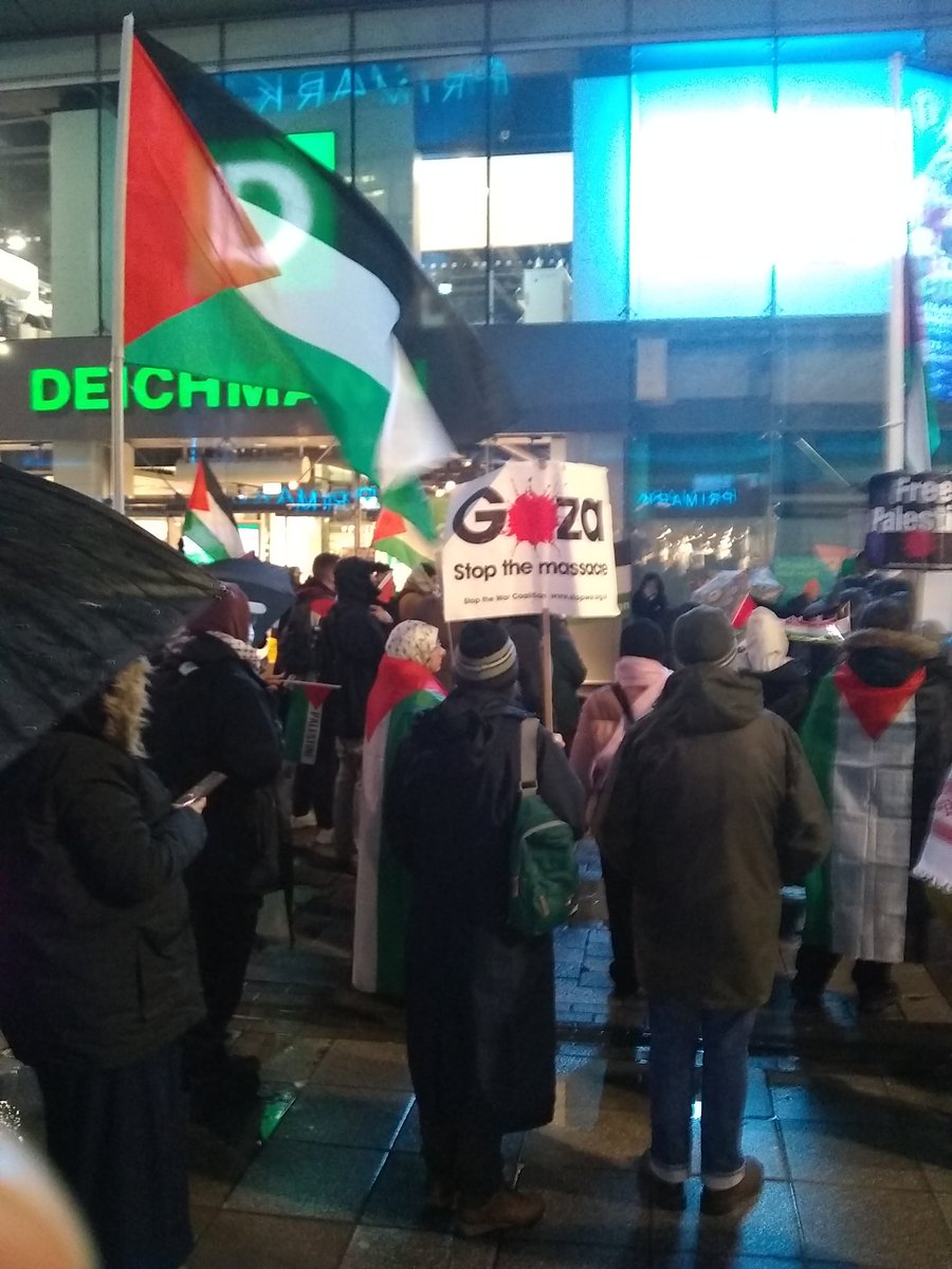 Birmingham out again tonight. Stop bombing Gaza. Stop bombing Rafah.