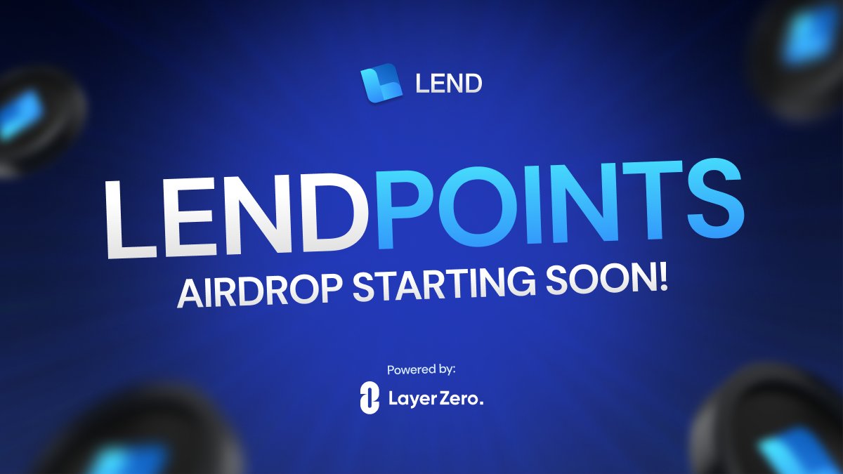 🥁Revealing #LENDPoints! For the last few months we've been quiet on socials working diligently to perfect the @LEND_finance omnichain lending experience, and as we're almost ready to launch. We thought we'd reveal #LENDPoints, the key to our #Airdrop!👇