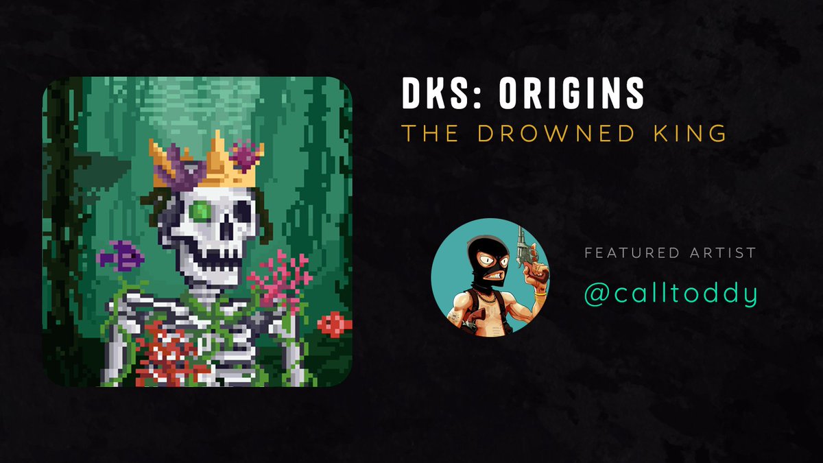 DKS: Origins
The Drowned King
💀👑 <a href="/bolbisol/">Bolbi</a> 

<a href="/calltoddy/">Todd-</a> nailed the vibe for this story. 

We are excited to see what him &amp; <a href="/SCUMSOL/">SCUM</a> cook up in the future!