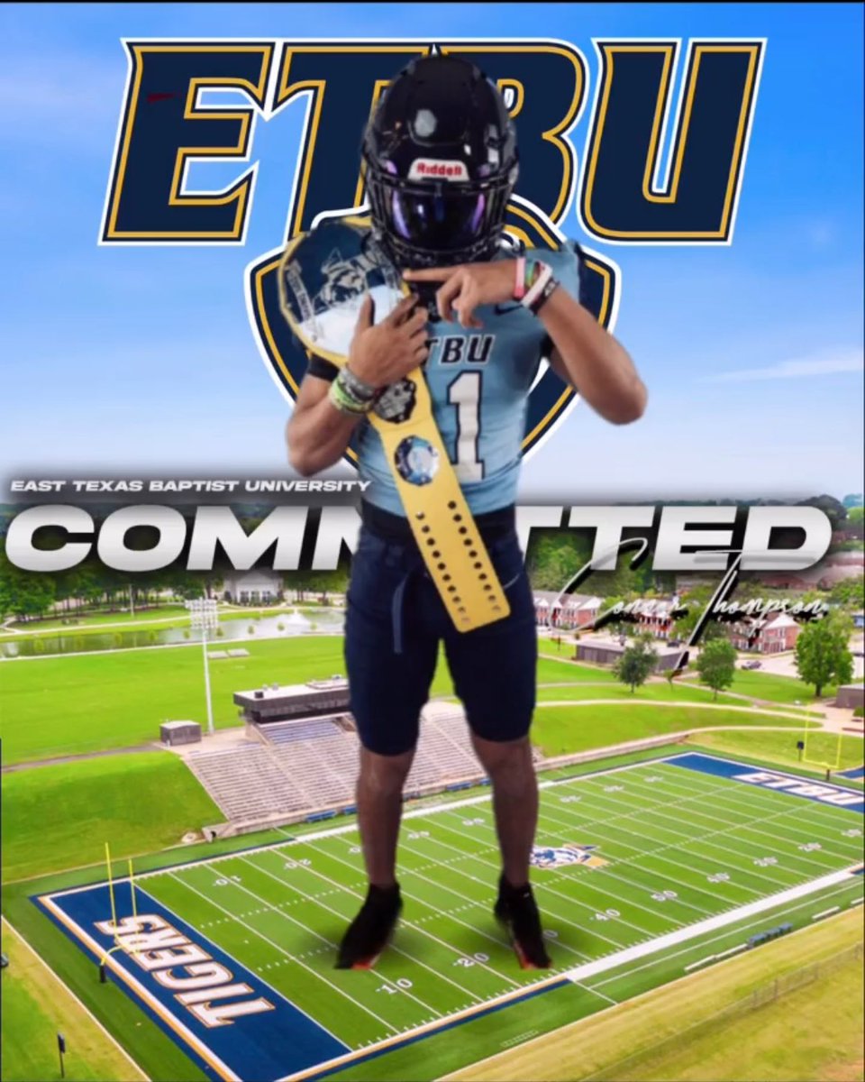 Connor Thompson (@connor_thrill) on Twitter photo I want to thank everyone who stuck with me through the ups and down and are still with me now. With that being said I will be committing to East Texas Baptist University <a href="/ETBUCoachRu/">Coach Ruzicka</a> <a href="/KHSRoosFootball/">Killeen Kangaroos FB</a> <a href="/JebSpinney/">Jeb Spinney</a> I want to thank everyone who stuck with me through the ups and down and are still with me now. With that being said I will be committing to East Texas Baptist University <a href="/ETBUCoachRu/">Coach Ruzicka</a> <a href="/KHSRoosFootball/">Killeen Kangaroos FB</a> <a href="/JebSpinney/">Jeb Spinney</a>