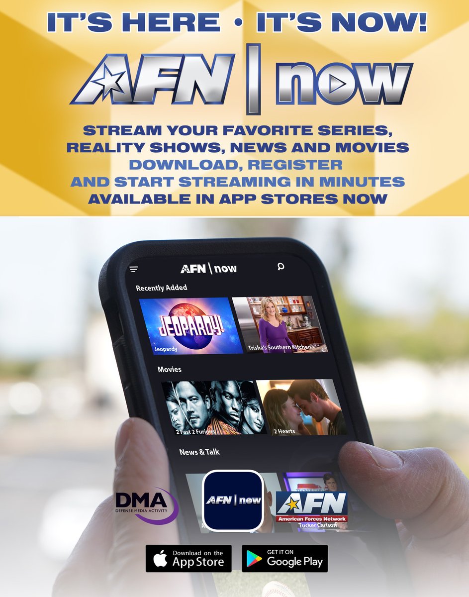 Congratulations to AFN Now on a big Super Bowl win! The AFN streaming service broke records with a nearly 600% increase in viewing! Audience live streaming of the Super Bowl equivalent to 3 months of streaming, this time last year! Get the app & join a winning team, AFN Now!⭐️
