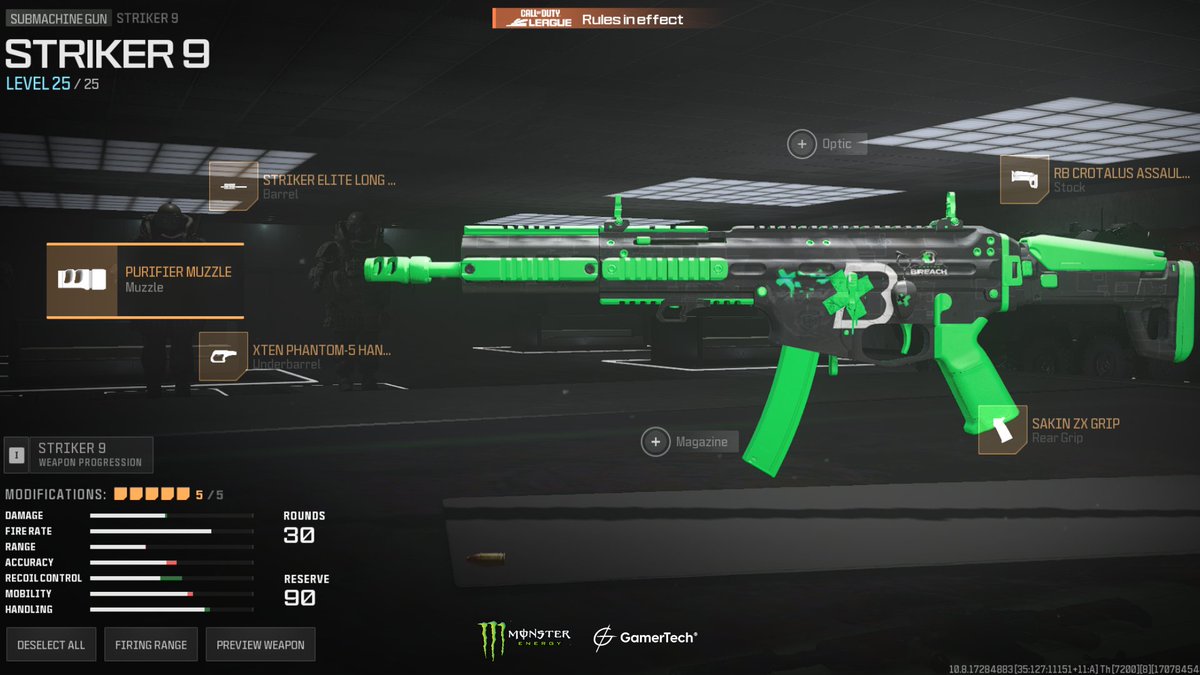 BostonBreach's tweet photo. 🚨STRIKER-9 BUFF 🚨

Does the rival-9 have some competition after today's update? Try it out in ranked and stay ahead of the curve! https://t.co/k0soj5FmZ9