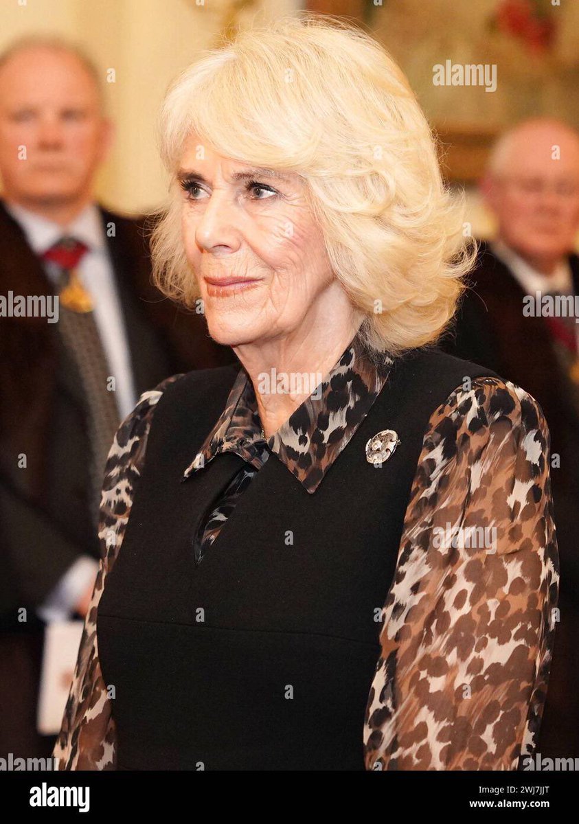 Cathy57600977's tweet image. The brooch the Queen is wearing today comes from Queen Elizabeth the Queen Mother’s collection. The Queen has worn it several times before.