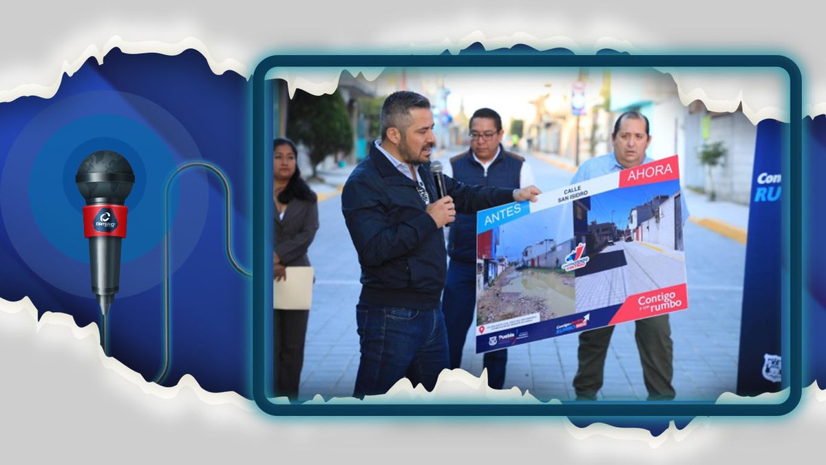 criterionoticia's tweet photo. #BuenasObras || Entrega @PueblaAyto  tres nuevas calles en San Francisco Totimehuacán

https://t.co/R1BrDd71ln https://t.co/gLsvYMCNHd