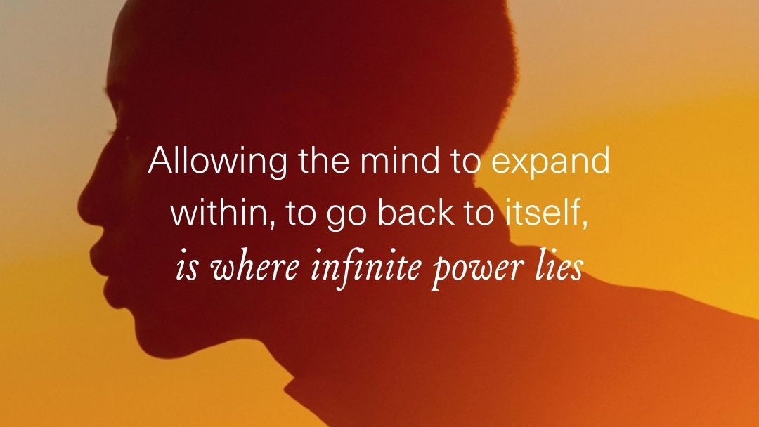 During TM practice, the conscious capacity of the mind expands, enabling the entire ocean of the mind to become conscious. This unfolding process begins to reveal one's full potential.