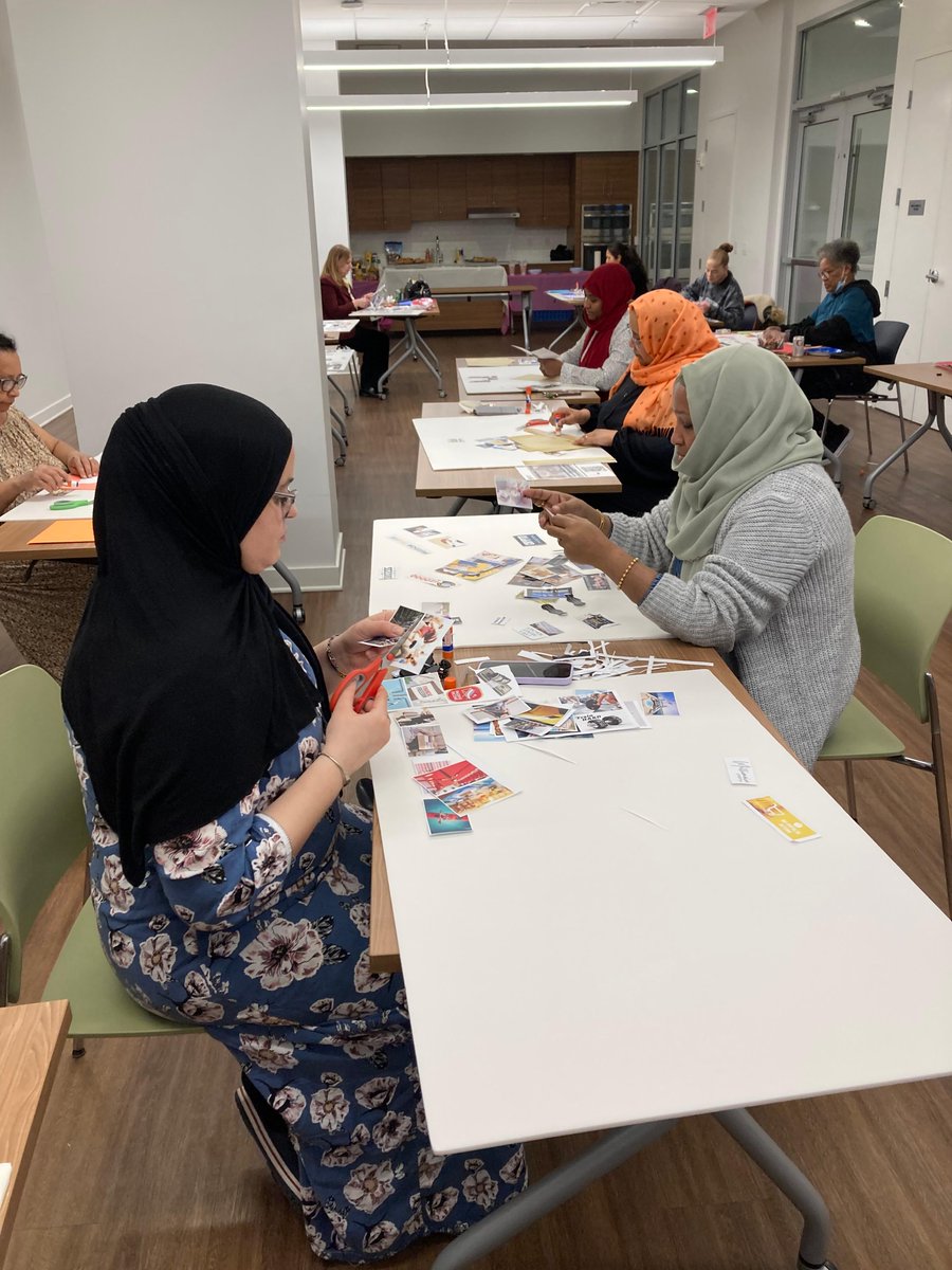 true_ground's tweet photo. The Moms Network, a supportive group of resident mothers who gather regularly, created vision boards together at Queens Court Apartments! Network members mapped out their dreams for the year while expressing their creativity 🎨

#WeareAPAH #TuesdayMotivation #AffordableHousing https://t.co/qZoFjISroV